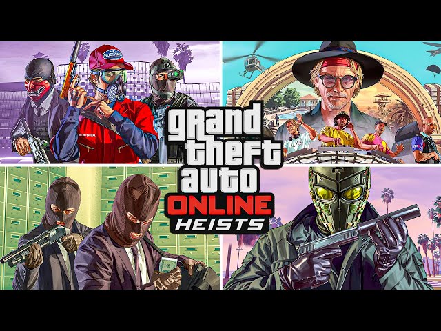 GTA 5 Online - All Heists Walkthrough Gameplay No Commentary