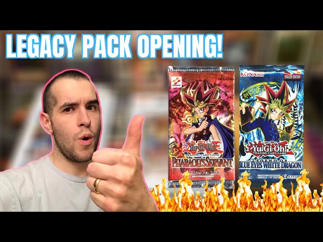 1ST EDITION PHARAOH'S SERVANT & LEGACY LEGEND OF BLUE-EYES / METAL RAIDERS YUGIOH CARDS OPENING!