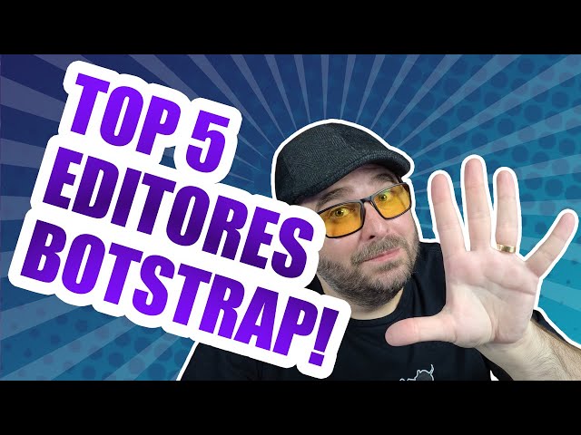 TOP 5 EDITORES BOOTSTRAP - Crie sites responsivos GRÁTIS!