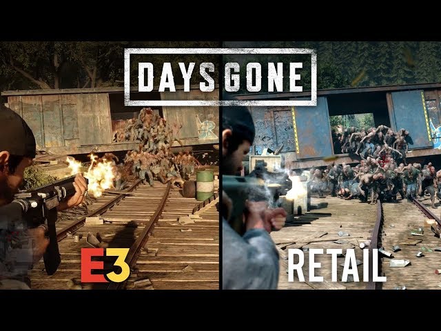 Days Gone E3 vs Retail | Direct Comparison