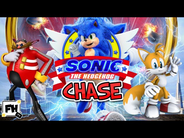Sonic The Hedgehog Chase Challenge Brain Break | Fitness Activity 👉 @FitnessHustleTV