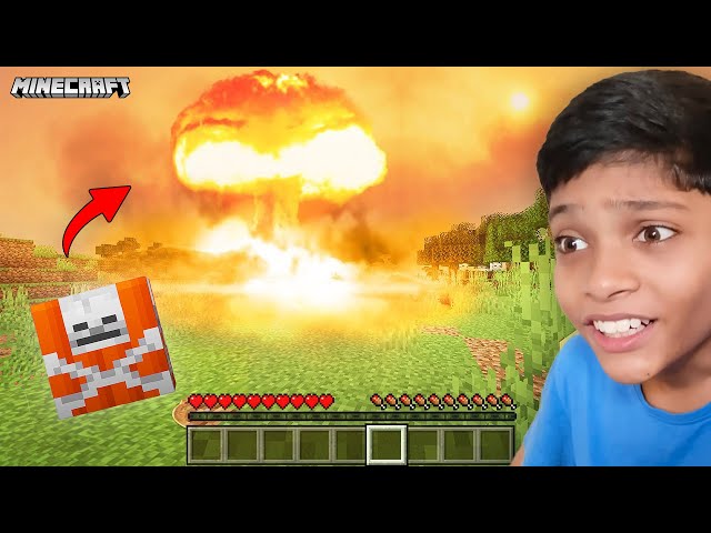 DESTROYING EARTH with the MOST POWERFUL TNT in MINECRAFT