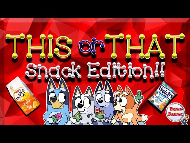 This or That Fitness! (Snack Edition) | Fun Workout for Kids | Would You Rather | PE | GoNoodle