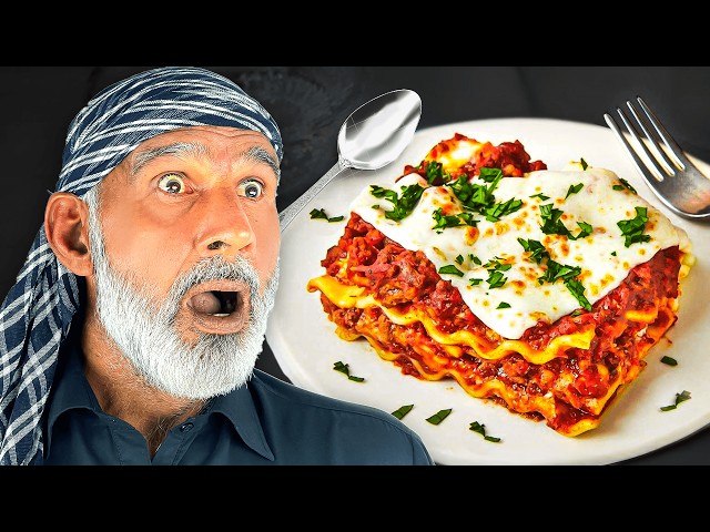 Tribal People Try Lasagne For The First Time!