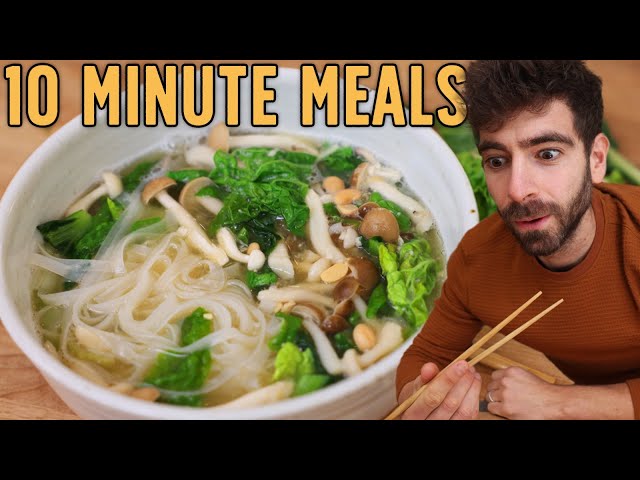 10 minute meals that get me through life...