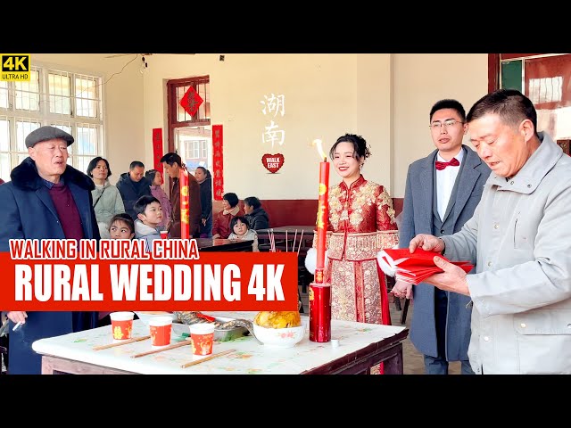 China Rural Wedding | 4K HDR | The Chinese Village Life You Never Seen | 湖南衡阳 | 小镇婚礼