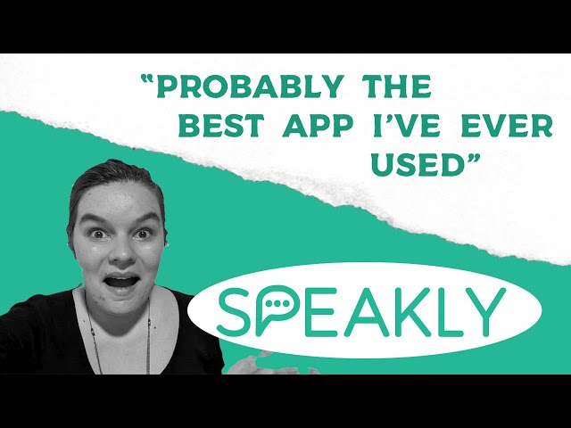 Language learning app review : SPEAKLY