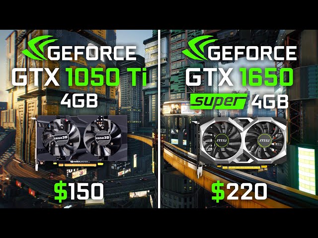 GTX 1050 Ti vs GTX 1650 Super Test in 10 Games in 2021