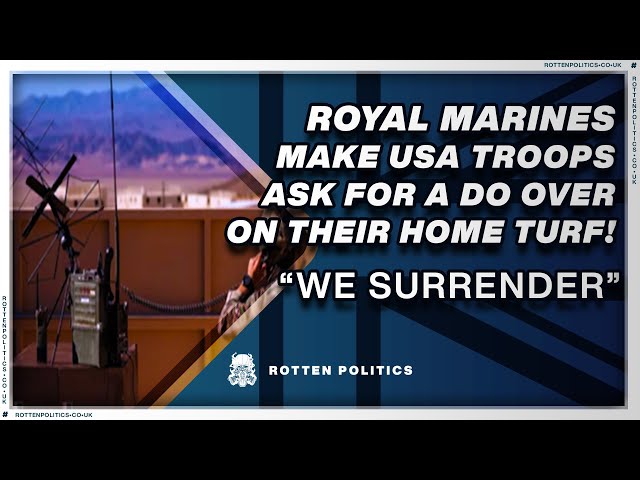 Royal marines destroy US counterparts in excercise in the USA lol