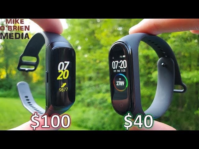 MI BAND 4 VS. SAMSUNG GALAXY FIT (Honest Comparison and Testing Side by Side)