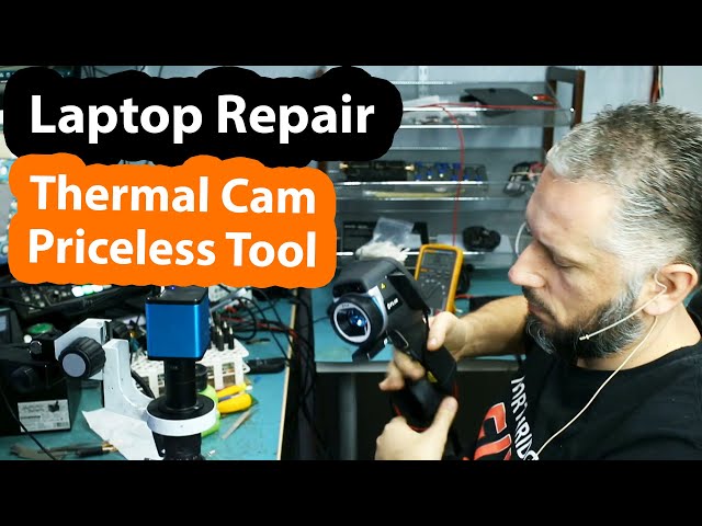 Laptop No Power Repair - Finding fault using Thermal Camera