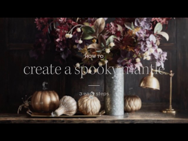 How to Create a Spooky Mantle