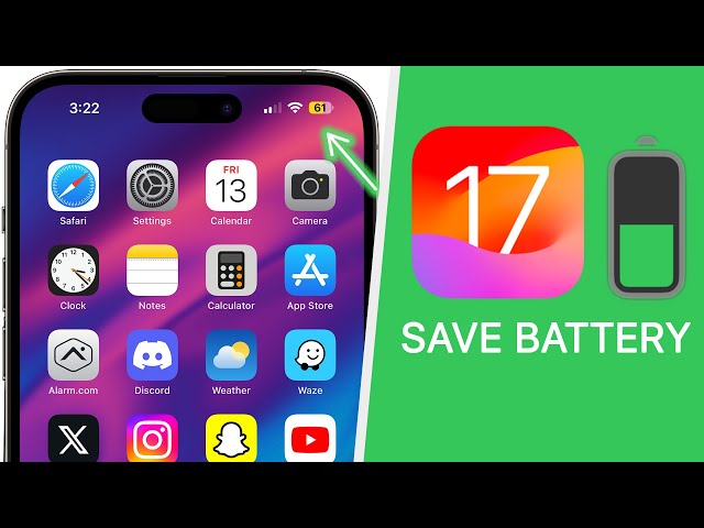iOS 17 - 35+ Tips to Improve Battery Life!