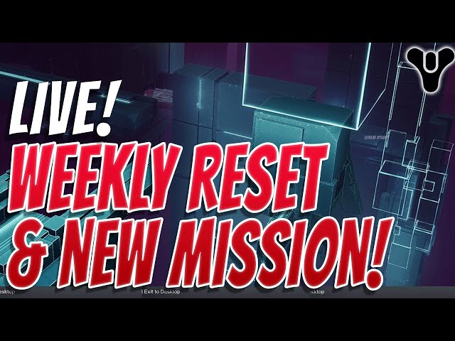 🔴LIVE! Weekly Reset! New Mission, DOUBLE Rewards, Nightfall, Vendors and More! Destiny 2.
