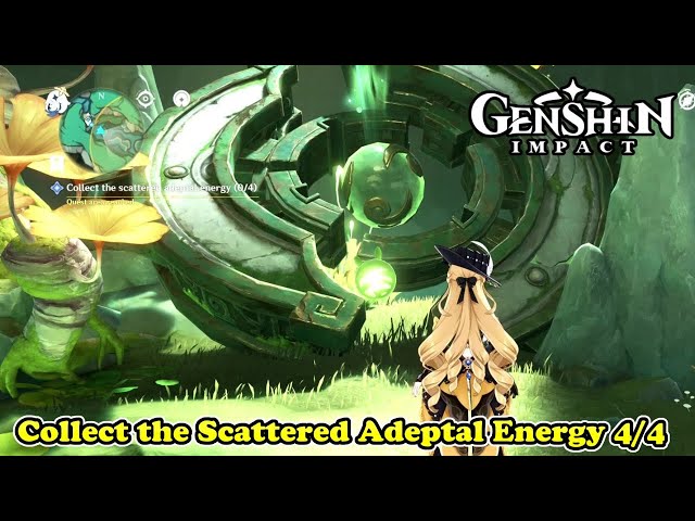 Collect the Scattered Adeptal Energy 4/4 Genshin Impact | Floating Jade Treasure of Chenyu Quest