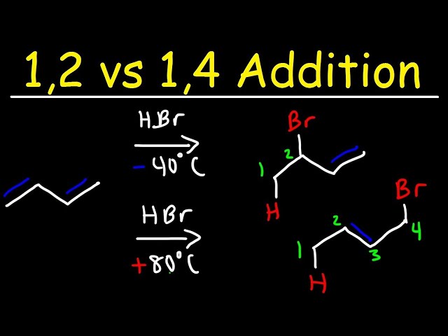 Kinetic vs Thermodynamic Product - 1,2 vs 1,4 Addition of HBr to 1,3-Butadiene - Membership