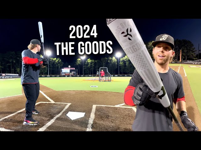 Hitting with the 2024 DEMARINI "THE GOODS" | BBCOR Baseball Bat Review