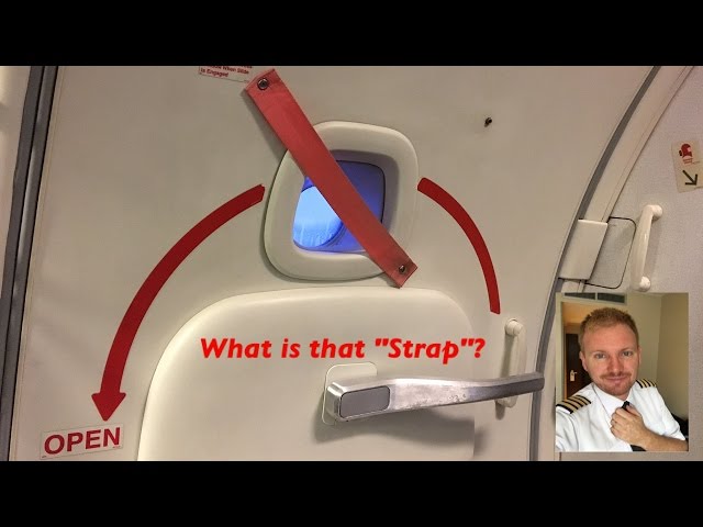 The "strap" and "can you open the doors inflight?"