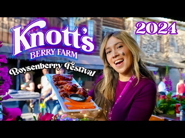 Knott's Boysenberry Festival Foodie Guide 2024