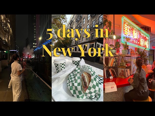 5 days in New York 🍎 🚕 | VLOG + everything I bought (haul at the end)