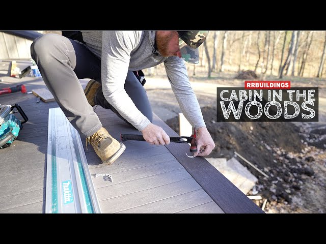 Cabin in the Woods 39: Installing Composite T&G Porch Flooring