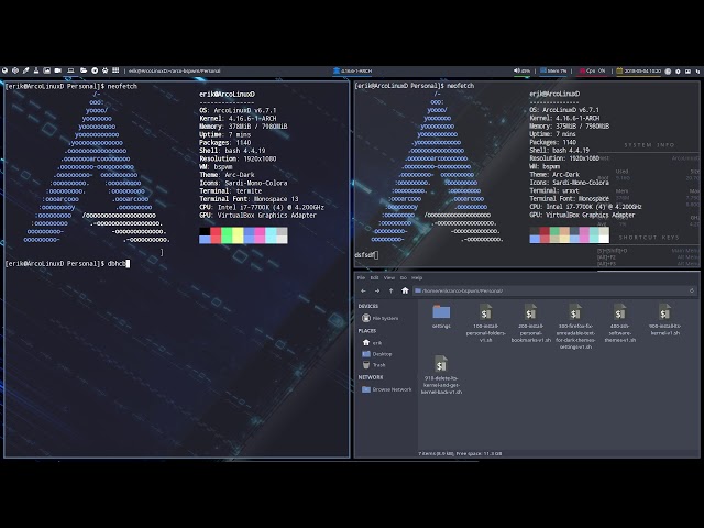 ArcoLinux : 410 installing bspwm on ArcoLinuxD 2/2