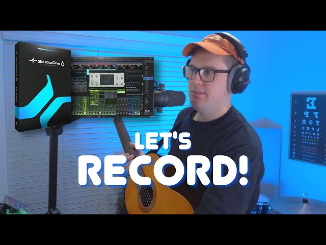 Recording Your First Song with Presonus Studio One | Absolute Beginner Tutorial