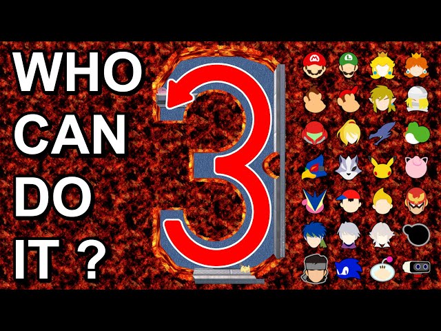 Who Can Make It? Lava 3 Tunnel - Super Smash Bros. Ultimate