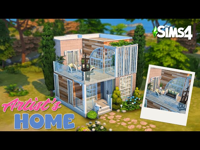 A Successful ARTISTES Home | Speed Build | The Sims 4