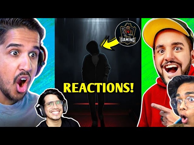 YouTubers REACTION on Total Gaming FACE REVEAL Announcement 😍😍😍 @TotalGaming093