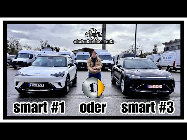 Vergleich Smart #1 & Smart #3 welcher ist die bessere Wahl⁉️