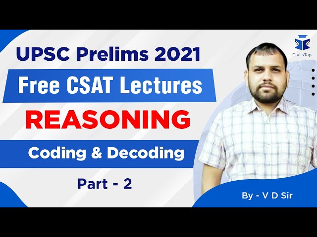 FREE Intensive CSAT Revision | UPSC Prelims 2021 | Reasoning Day 2