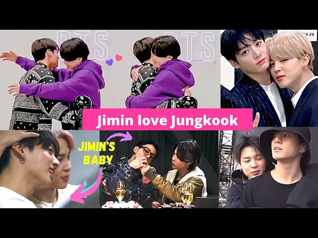 Jimin showing his love for Jungkook