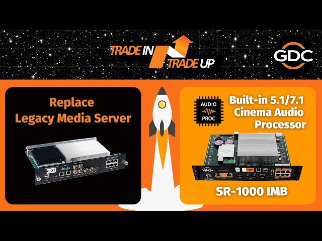 GDC Trade-In Trade-Up Program Replacing your Legacy Media Servers with SR-1000 IMB