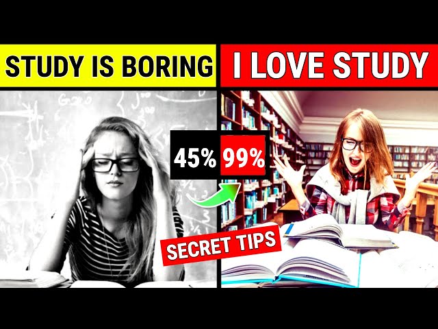 Powerful Study Tips To Fall in Love❤️ With Study | Score Maximum Marks