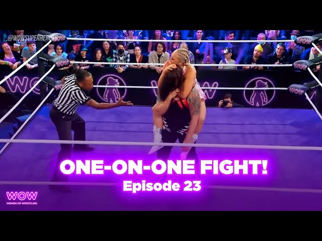 WOW Episode 23 - Chainsaw vs Kandi Krush One-On-One Main Event! | Full Episode | Women Of Wrestling
