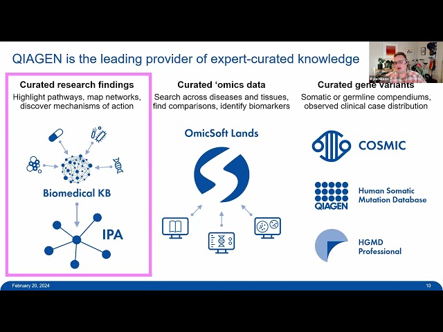 Leveraging Expert-Curated Knowledge from COSMIC and QIAGEN to Avoid Pitfalls, Qualify Candidate...