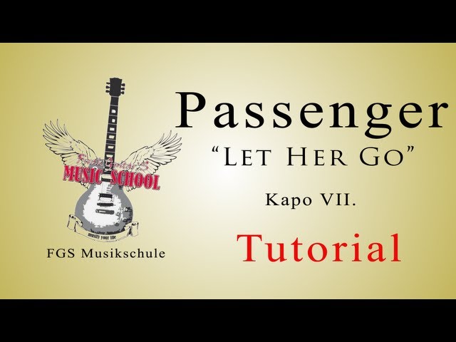 Passenger - Let her go /Tutorial / How to Play / Chords / Guitar Lesson