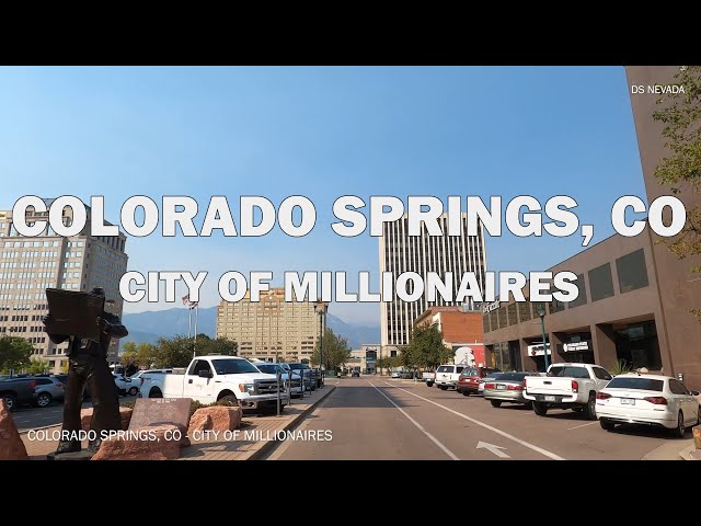 Colorado Springs, Colorado - Driving Tour 4K