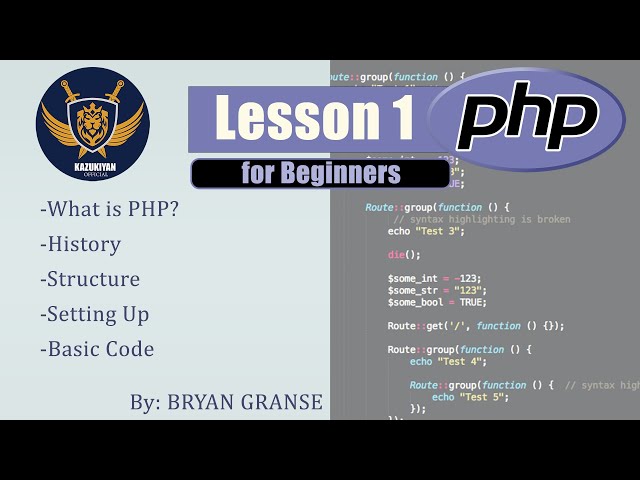PHP Tutorial Tagalog Lesson 1 - What Is PHP, Structure, Setting Up, and Basic Code #phpscripts