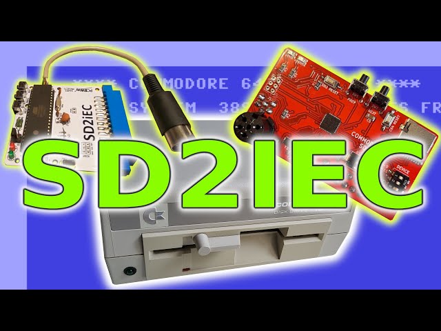C64: SD2IEC mit einer Floppy 1541 verknüpfen