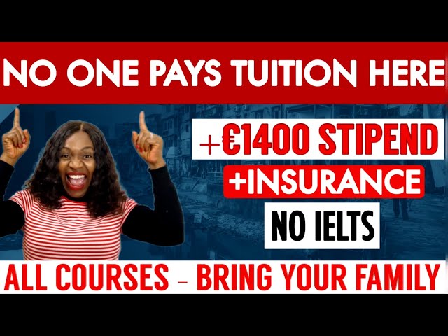 URGENT | GET PAID TO MOVE TO EUROPE | STUDY IN THIS UNIVERSITIES WITHOUT PAYING TUTION |FULLY FUNDED