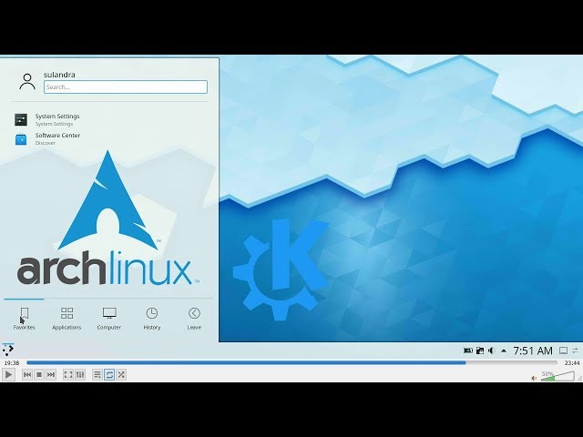How to install GUI in Arch Linux - Desktop Environment KDE