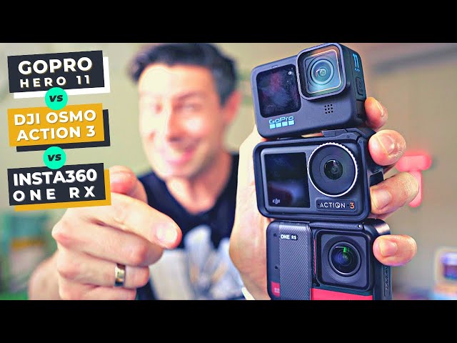 GoPro Hero 11 vs DJI Osmo Action 3 vs Insta360 One RS: Which is the BEST Action Camera?