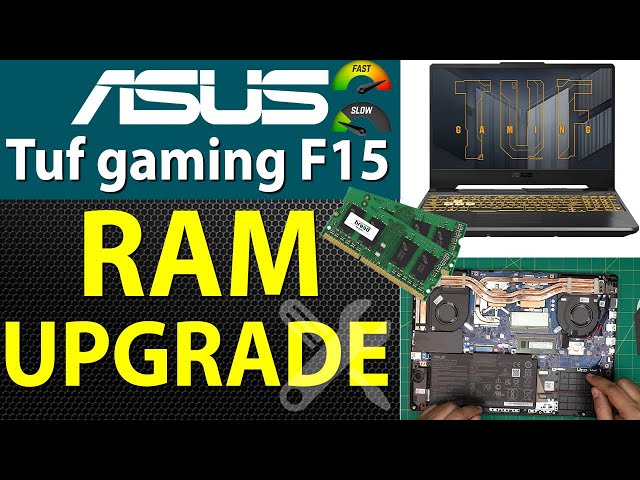 How to Upgrade RAM on Asus Tuf Gaming F15 FX506H Laptop - Step-by-Step 💻