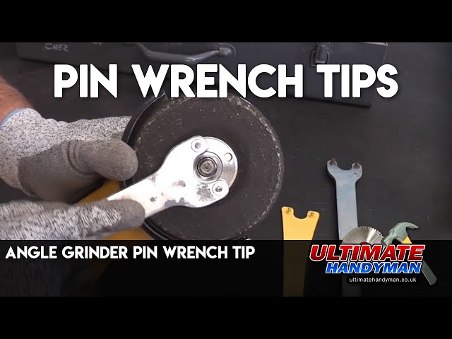 angle grinder pin wrench tip