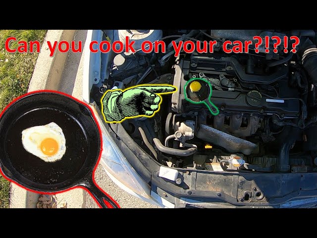 Can you really cook an egg on your car motor?