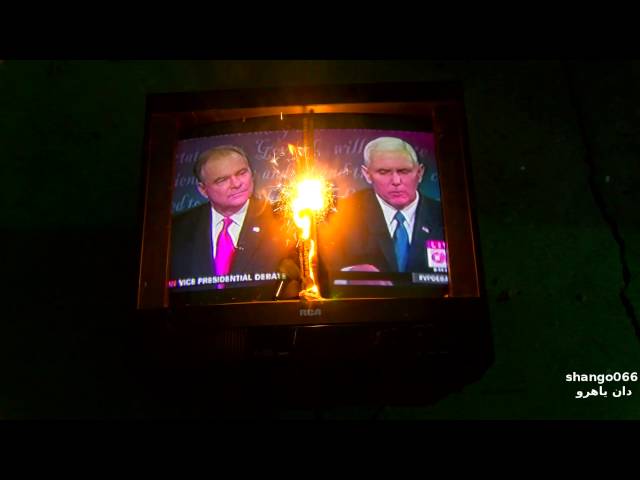 VP Debates Screen Burn EOL