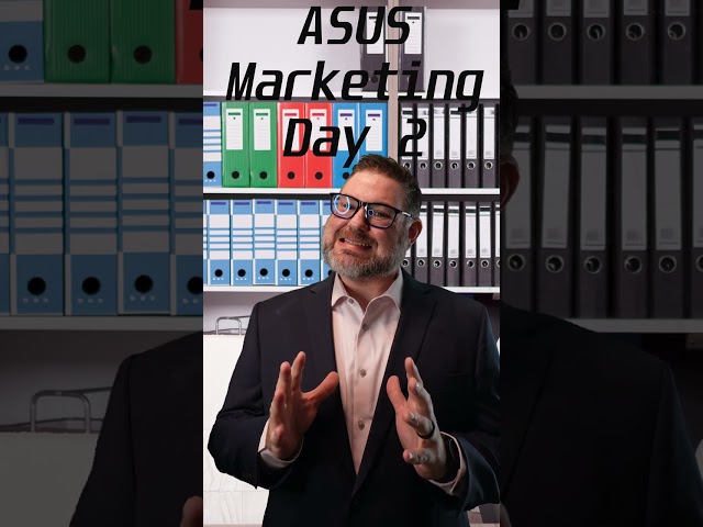 Asus Marketing Day 2: Damage Control #shorts #asus #techtips #techreview #amd