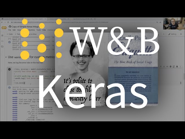 🥕 Integrate Weights & Biases with Keras